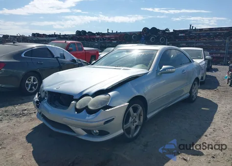 2006 Mercedes-Benz Clk 500 из США, поврежденный, VIN WDBTJ75H96F178706